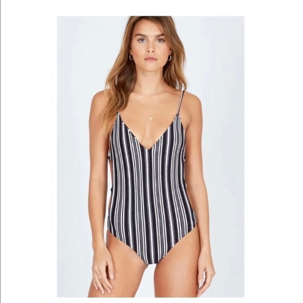 Amuse Society One Piece Bathing Suit Swim Suit New